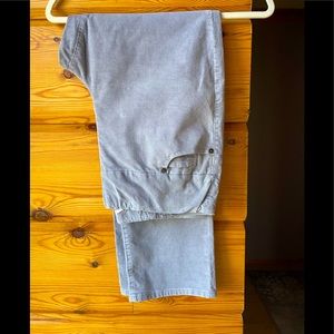 Coldwater Creek gray corduroy pants. Size 10P.